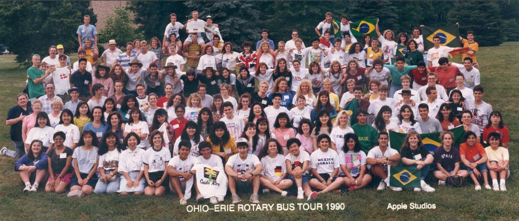 The Ohio-Erie Rotary bus tour 1990